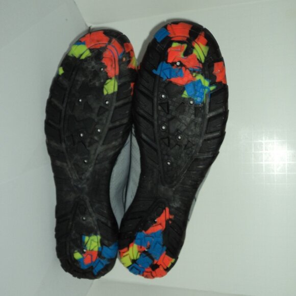 Sport S Water Shoes Men's Women's Beach Swim Pool Gray Black Rubber Lace Up - Picture 5 of 8